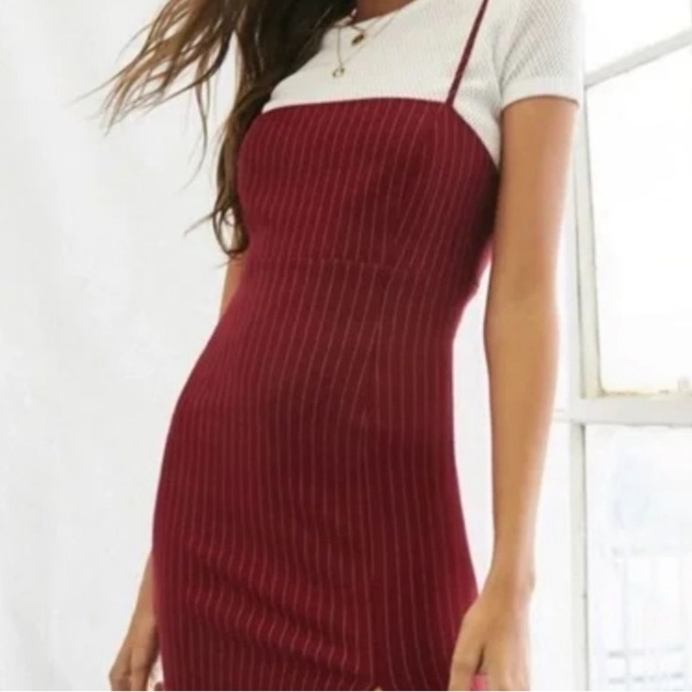 PINUP PINSTRIPE MINI DRESS